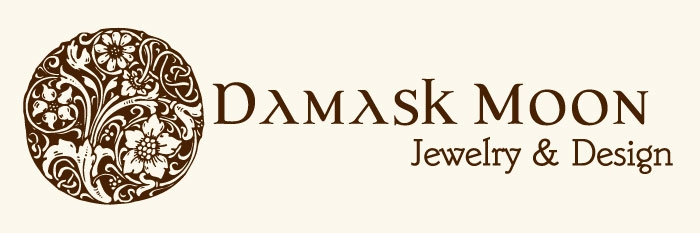 Damask Moon Logo Design 