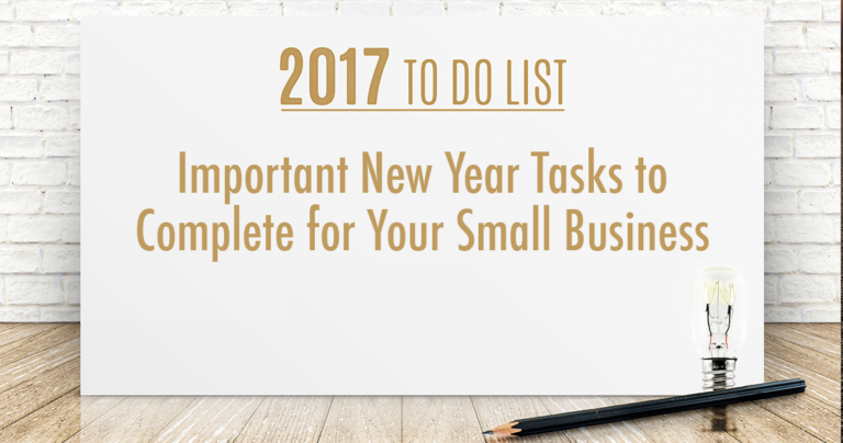 New Year tasks for businesses