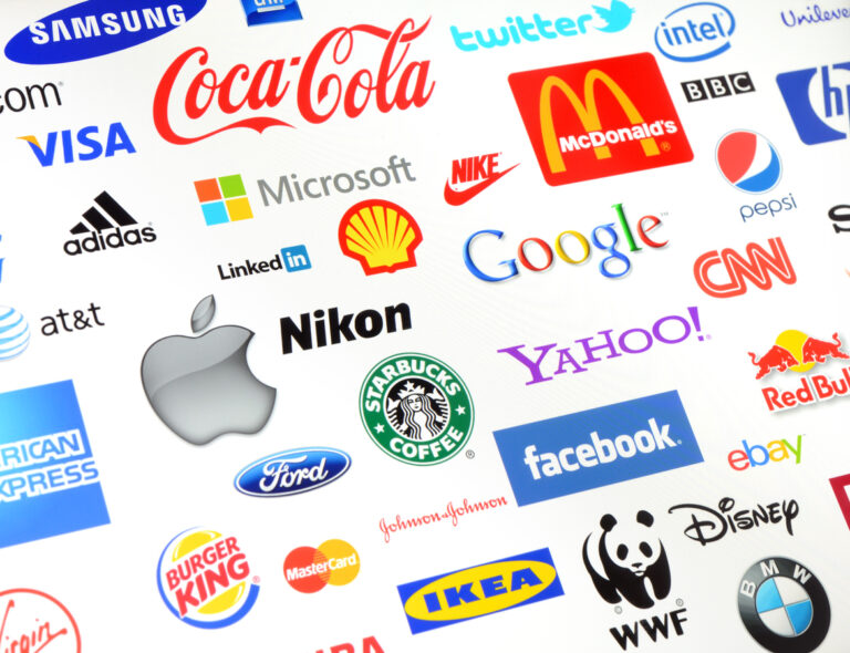 large corporate logos