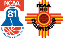 NCAA Basketball Championship Logo Designs From 1981 and 1983
