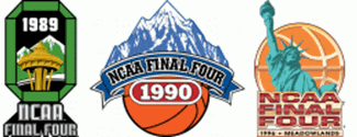 NCAA Final Four Logo Designs 1989 1990 1996