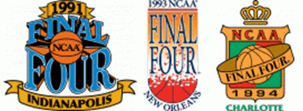 NCAA Final Four Logo Designs 1991 1993 1994