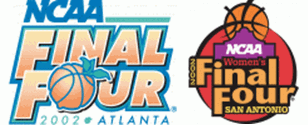NCAA Final Four 2002 Men and Womens Logo Design 