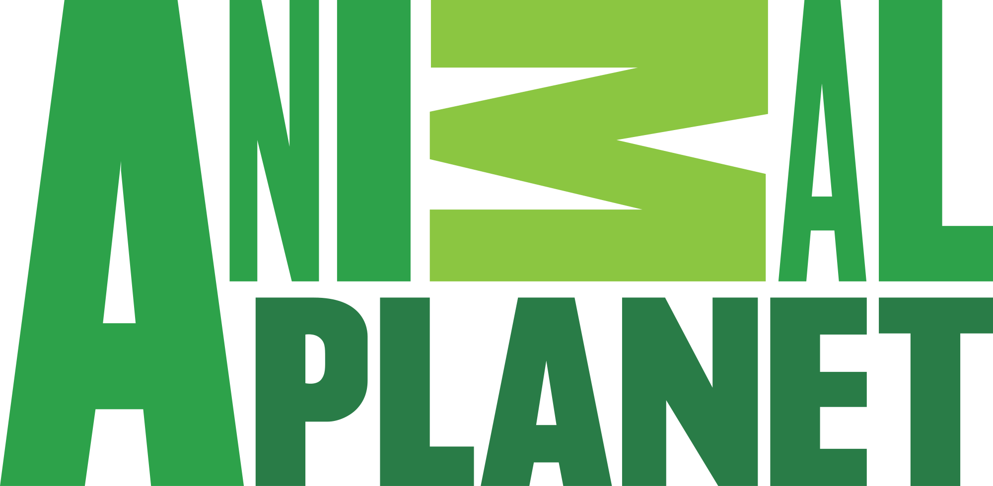 Animal Planet Text Based Logo Design 