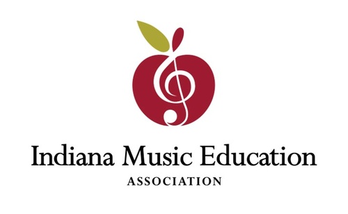 Indiana Music Education Music Note within an Apple Logo Design 