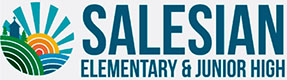 Salesian Elementary and Junior HIgh Icon Logo Design 