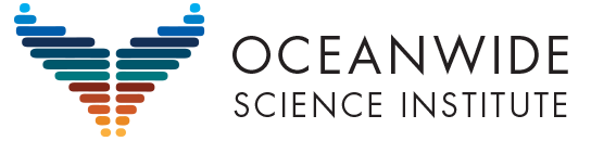 Oceanwide Science Institute Whale Tail Logo Design