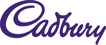 Cadbury Scripted Cursive Text Logo Design