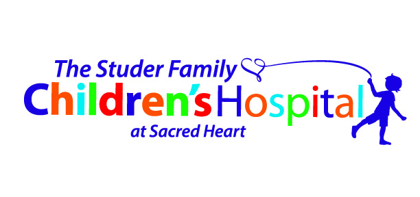 The Studer Childrens Hospital Child Running Icon Logo Design 