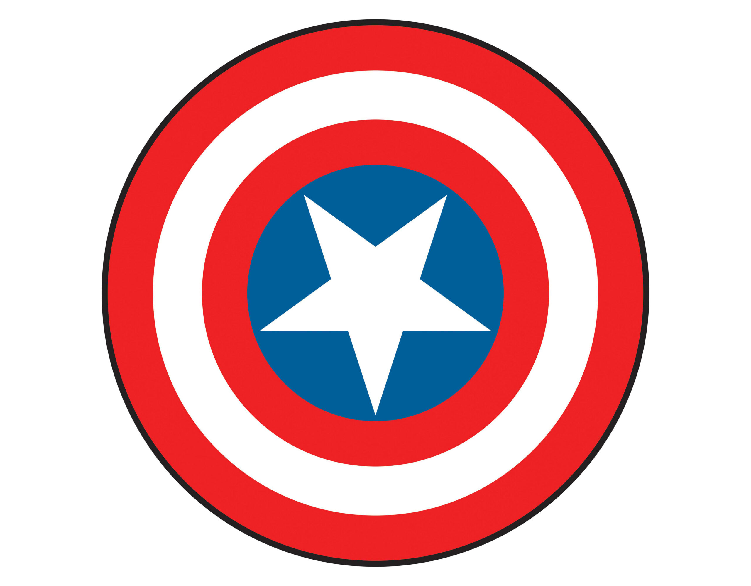 Captain America Shield icon Logo Deisgn 