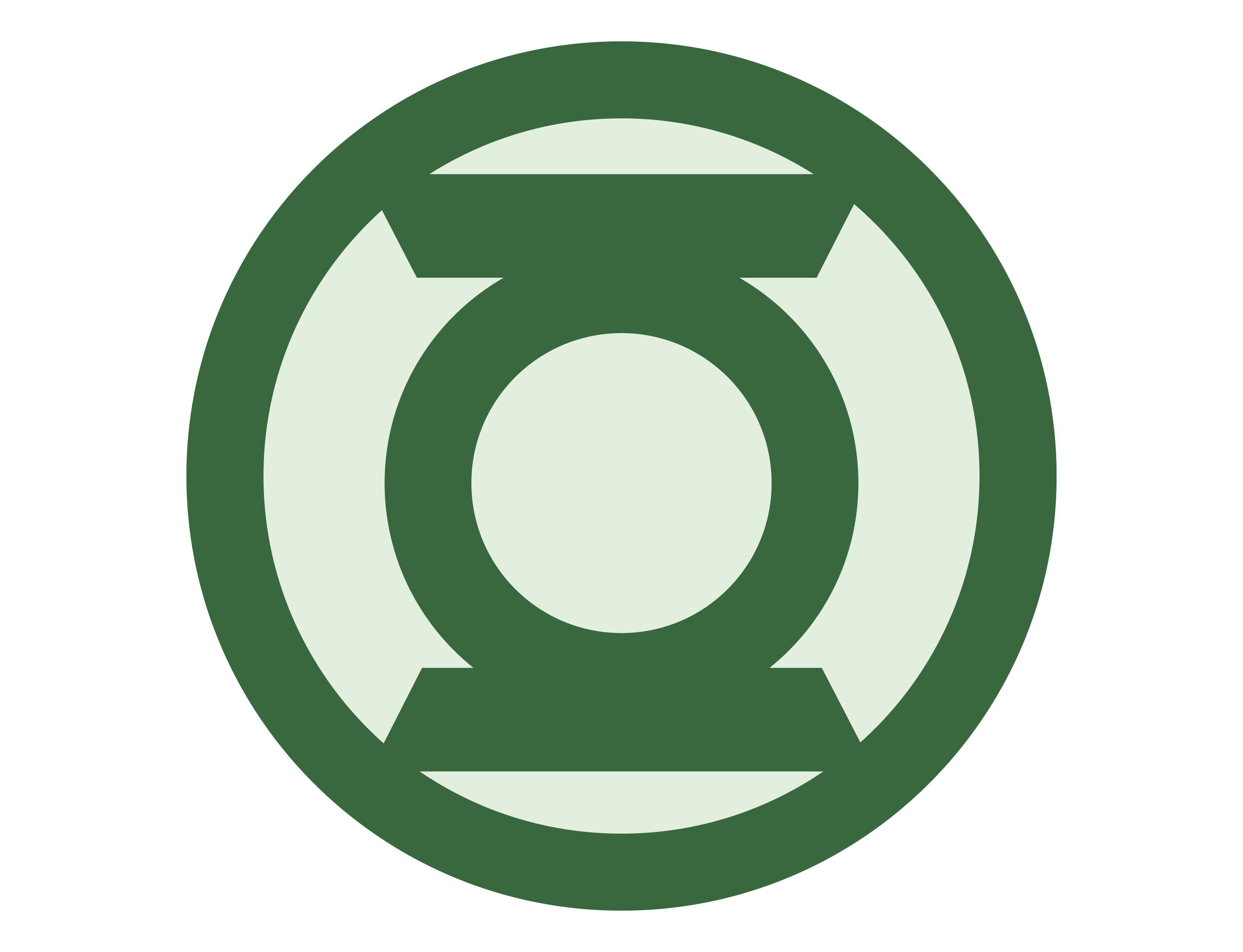 Green Lantern Icon Logo Design 