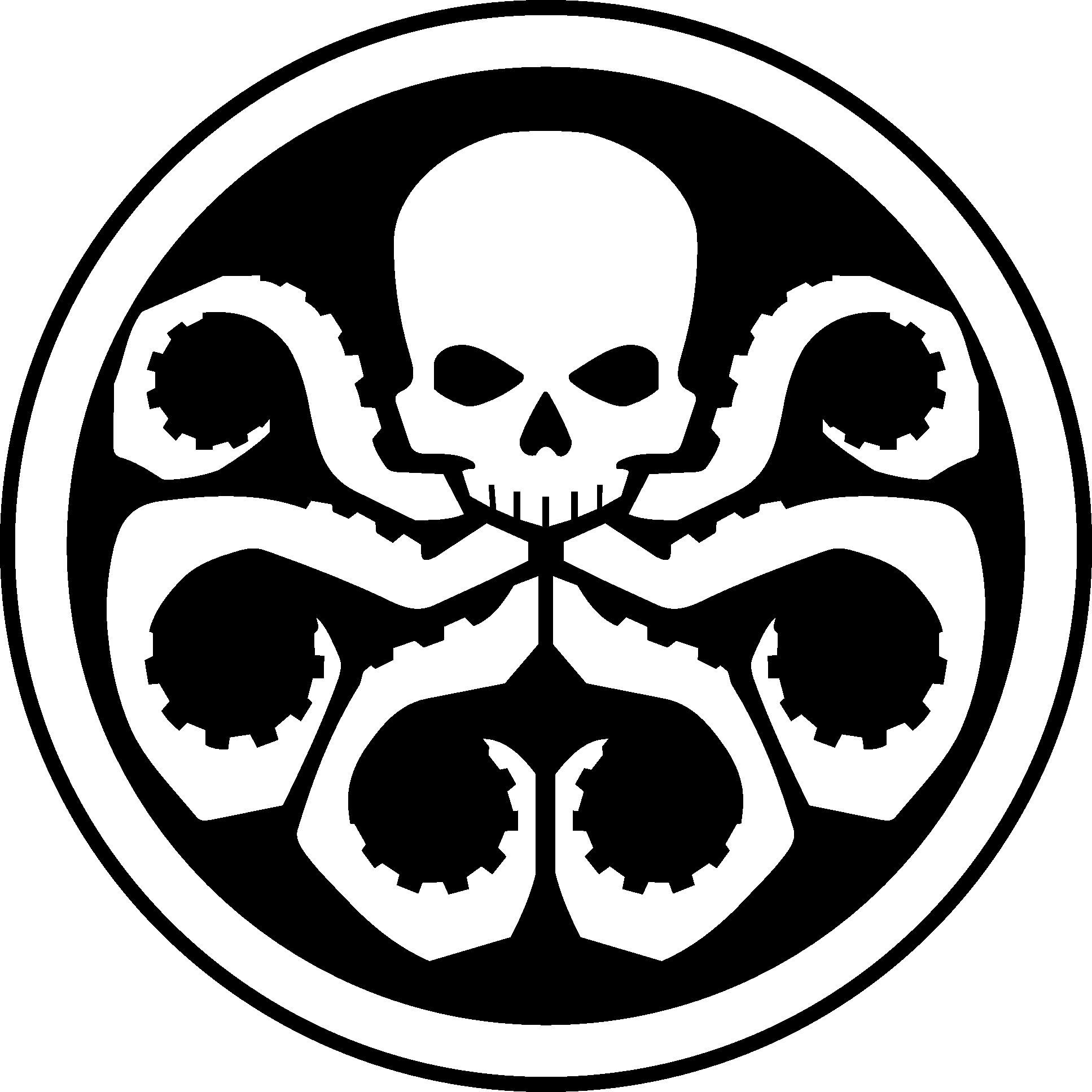 Hyrdra Octopus Icon Logo Design 
