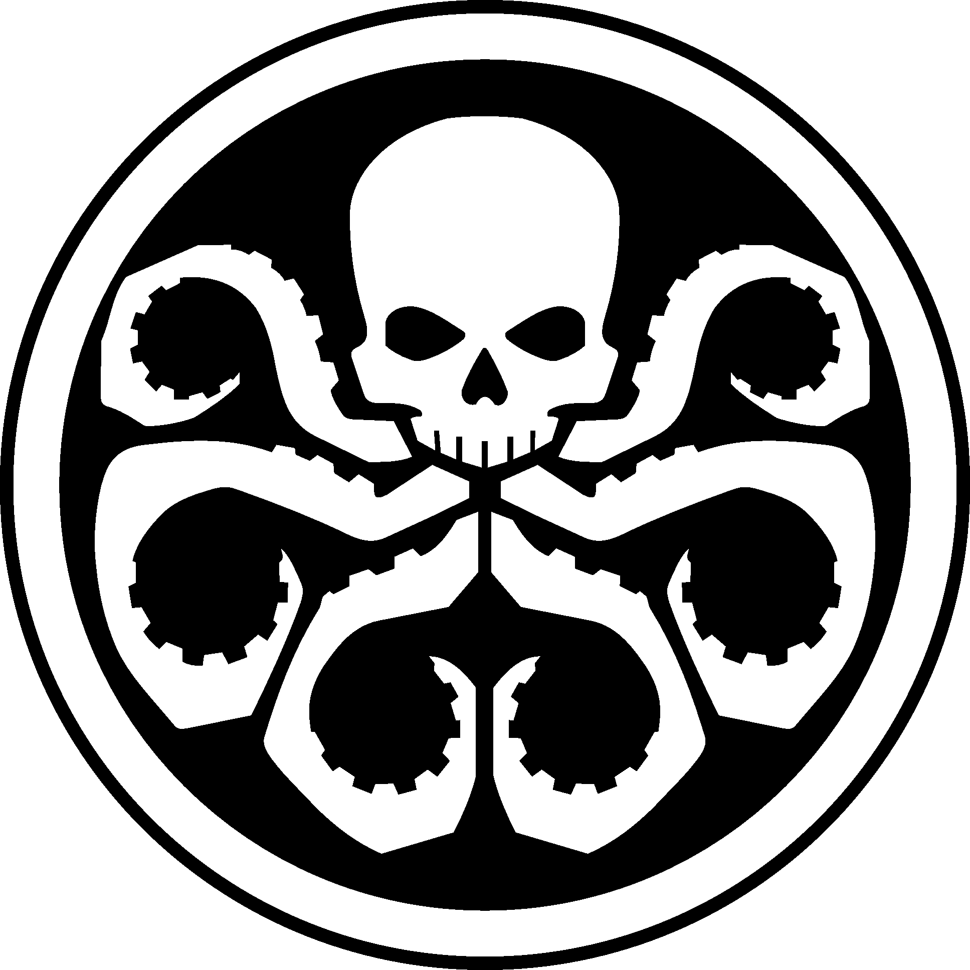 Hyrdra Octopus Icon Logo Design 
