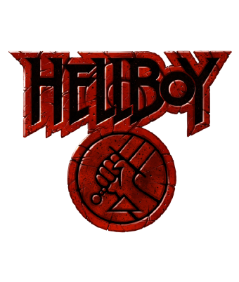 Hellboy Fist Icon Logo Design 
