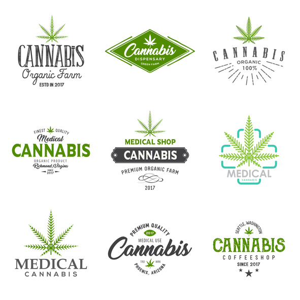 medical marijuana logo examples