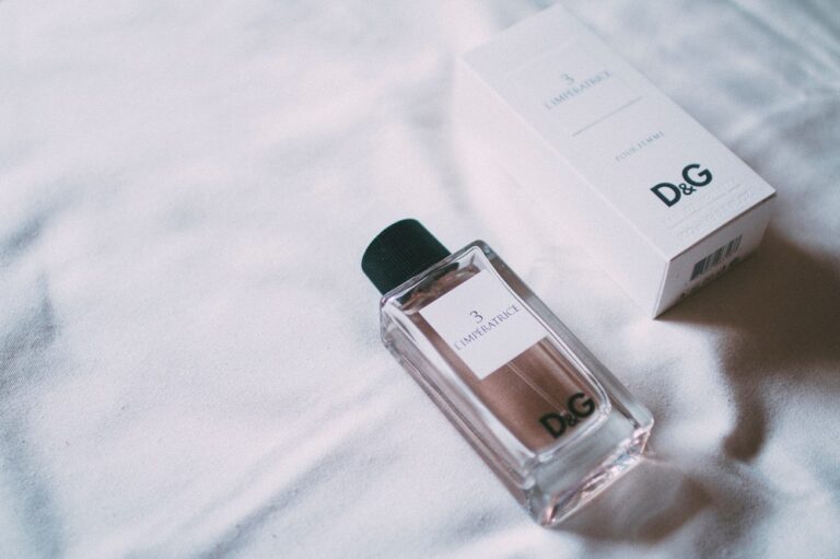 Dolce & Gabbana perfume bottle close-up