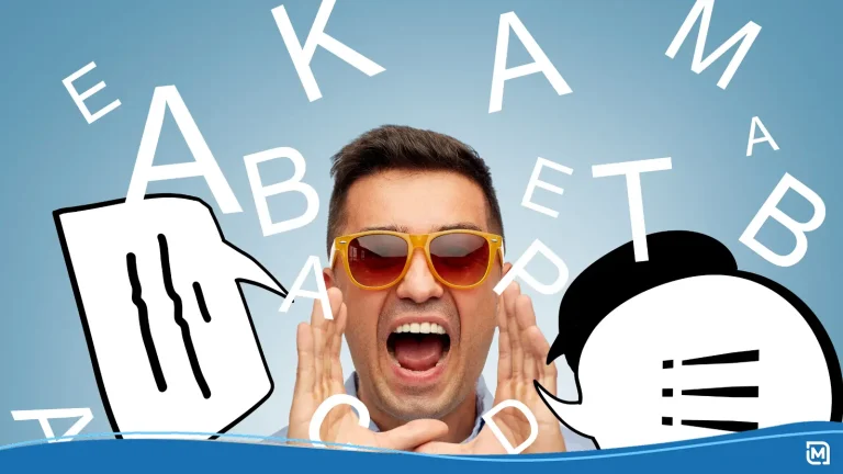 Man shouting at the screen about the worst fonts