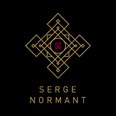 Serge Normant Badge Logo Design 