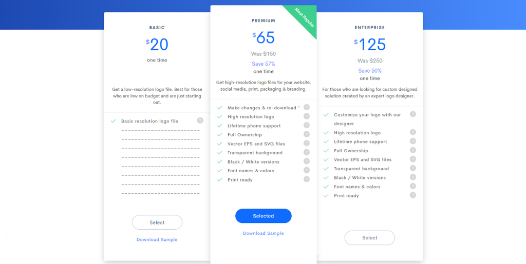 Designhill Pricing