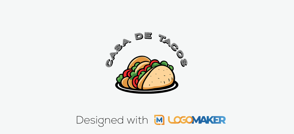 Mexican food truck logo