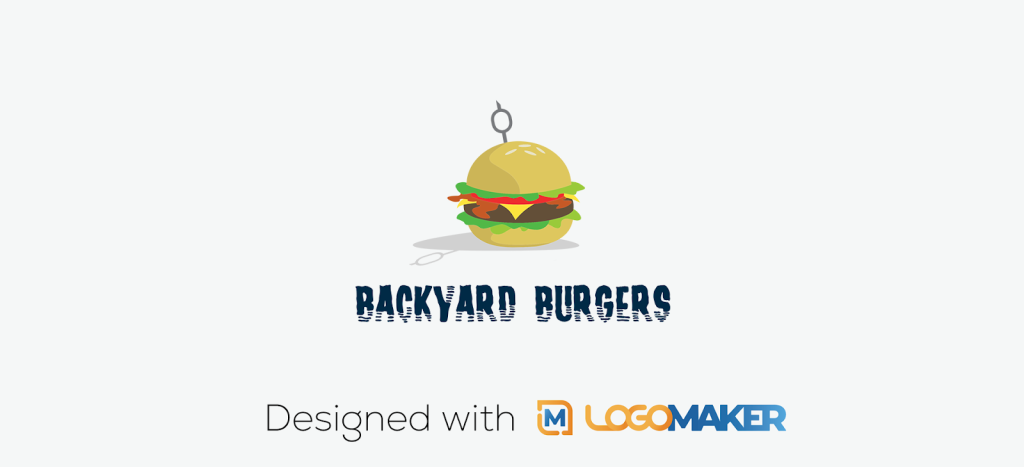 Burger food truck logo