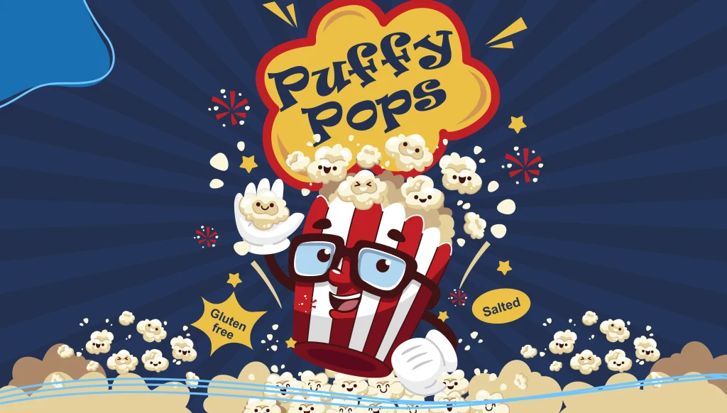 An example of snack logos