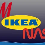 H&M, Ikea, and NASA uppercase typography logo designs
