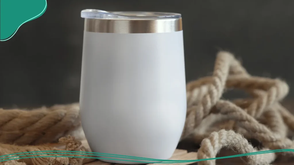 A stylish travel mug
