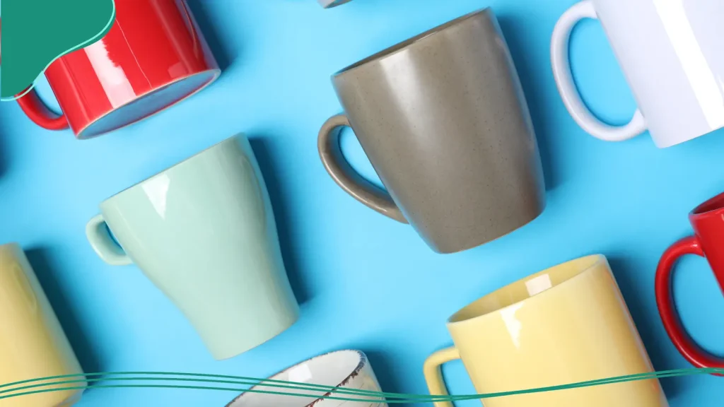 Colorful mugs