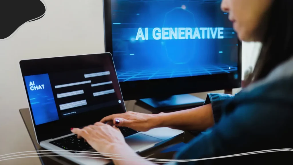 Person using generative AI