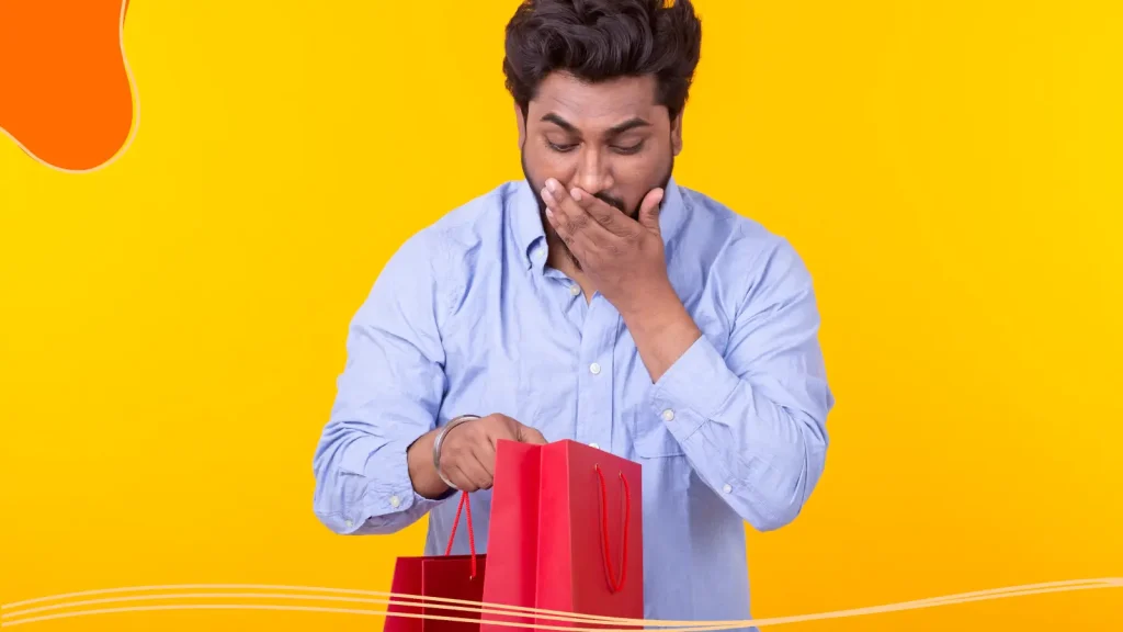 Man shocked by what's inside his bag