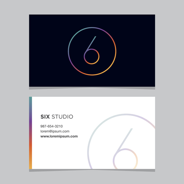 modern business card design