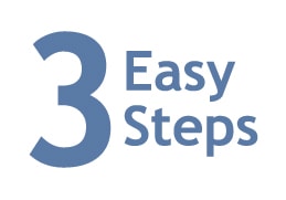 3 easy steps
